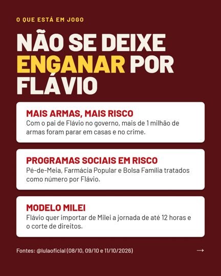 Card 3 do carrossel, o que está em jogo