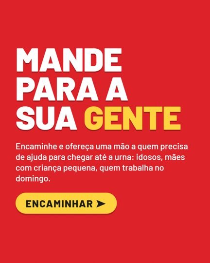 Card 5 do carrossel, encaminhe