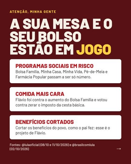 Card 3 do carrossel, o que está em jogo