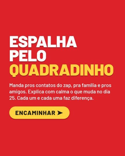 Card 5 do carrossel, encaminhe