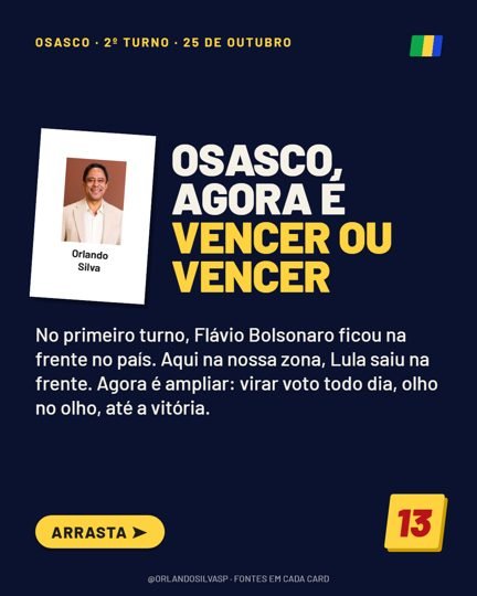 Card 1 do carrossel, abertura