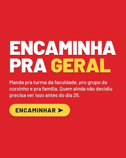 Card 5 do carrossel, encaminhe