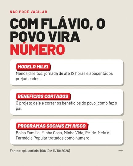 Card 3 do carrossel, o que está em jogo